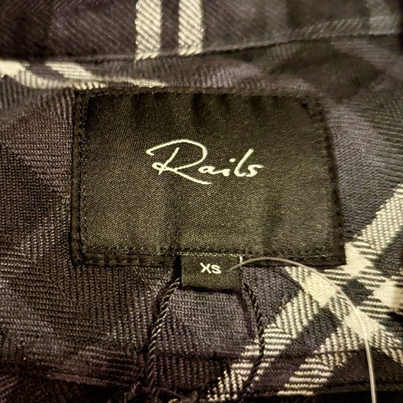 NWT Rails Plaid Button-Front Maternity Dress Shirtdress - Picture 7 of 16